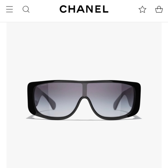 CHANEL Accessories Chanel Sheild Sunglasses Noir Exo Poshmark